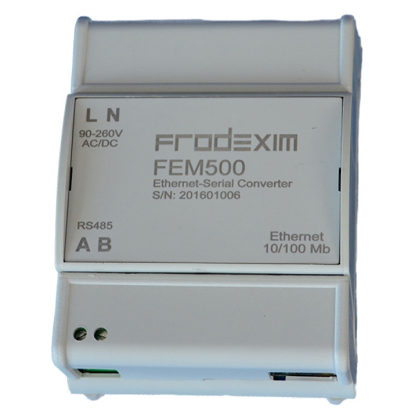 Serial/Ethernet Converter Frodexim FEM500-1